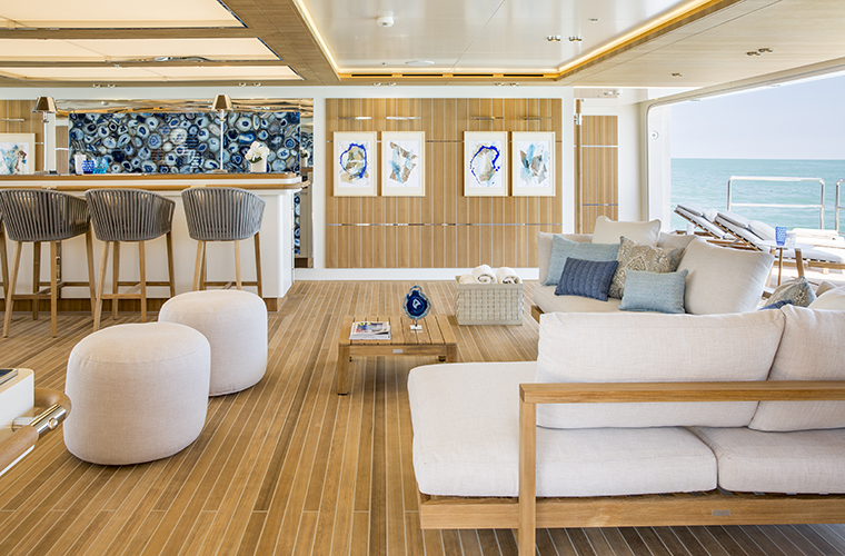 Уличная мебель TRIBU на яхте M/Y DRAGON Купить уличную мебель TRIBU на 7garden.ru