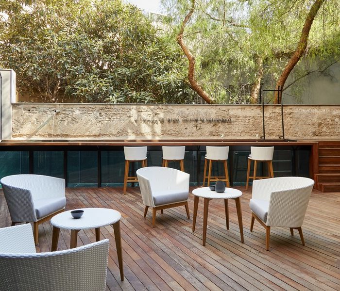 Коллекция уличной мебели ARC от фабрики POINT (Испания) Купить уличную мебель POINT на 7garden.ru