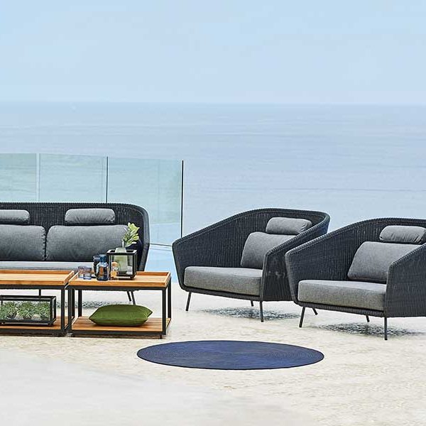 Коллекция уличной мебели MEGA от фабрики CANE-LINE (Дания), фото 1 Купить уличную мебель CANE-LINE на 7garden.ru