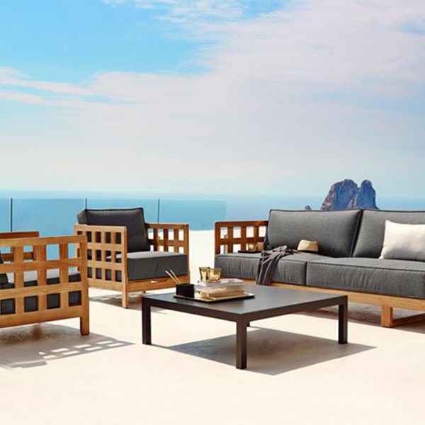 Коллекция уличной мебели SQUARE от фабрики CANE-LINE (Дания), фото 4 Купить уличную мебель CANE-LINE на 7garden.ru