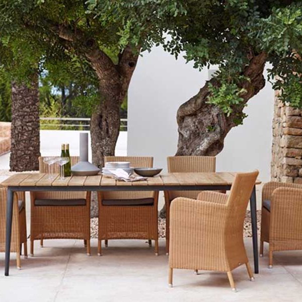 Коллекция уличной мебели HAMPSTED от фабрики CANE-LINE (Дания), фото 1 Купить уличную мебель CANE-LINE на 7garden.ru