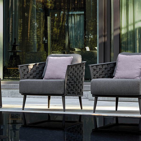 Коллекция уличной мебели CASCADE от фабрики MANUTTI (Бельгия) Купить уличную мебель MANUTTI на 7garden.ru