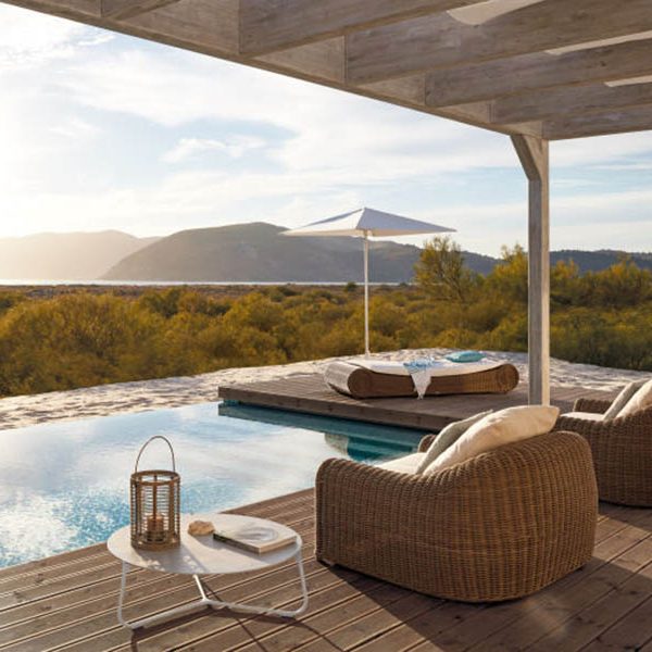 Коллекция уличной мебели RIVER от фабрики MANUTTI (Бельгия) Купить уличную мебель MANUTTI на 7garden.ru