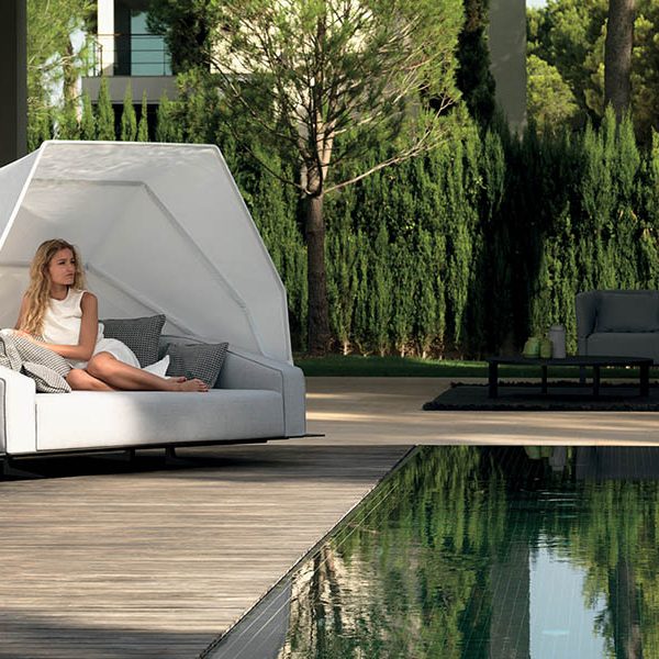 Садовая лежанка Eden от фабрики TALENTI (Италия), фото 2 Купить уличную мебель TALENTI на 7garden.ru